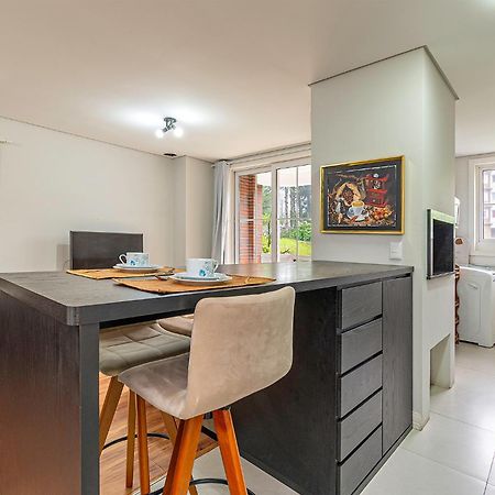 Incrivel Apartamento A 500M Da Rua Coberta Gramado Luaran gambar