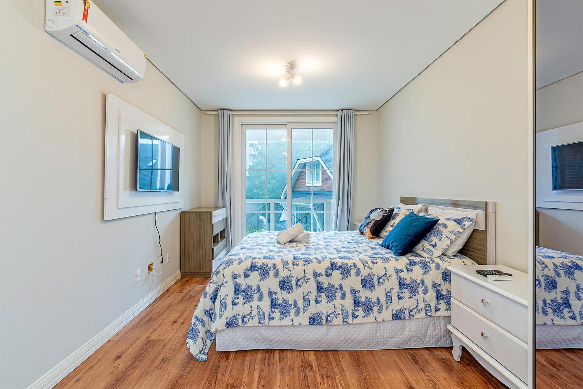 Incrivel Apartamento A 500M Da Rua Coberta Gramado Luaran gambar