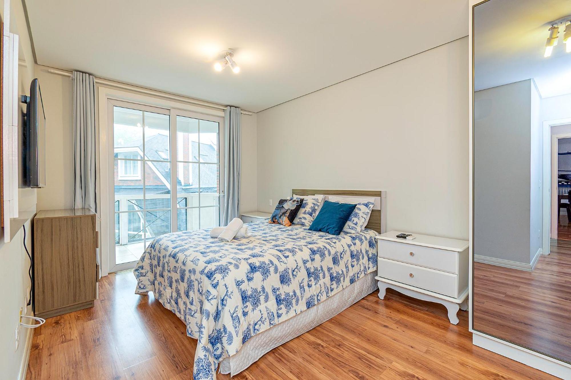Incrivel Apartamento A 500M Da Rua Coberta Gramado Luaran gambar