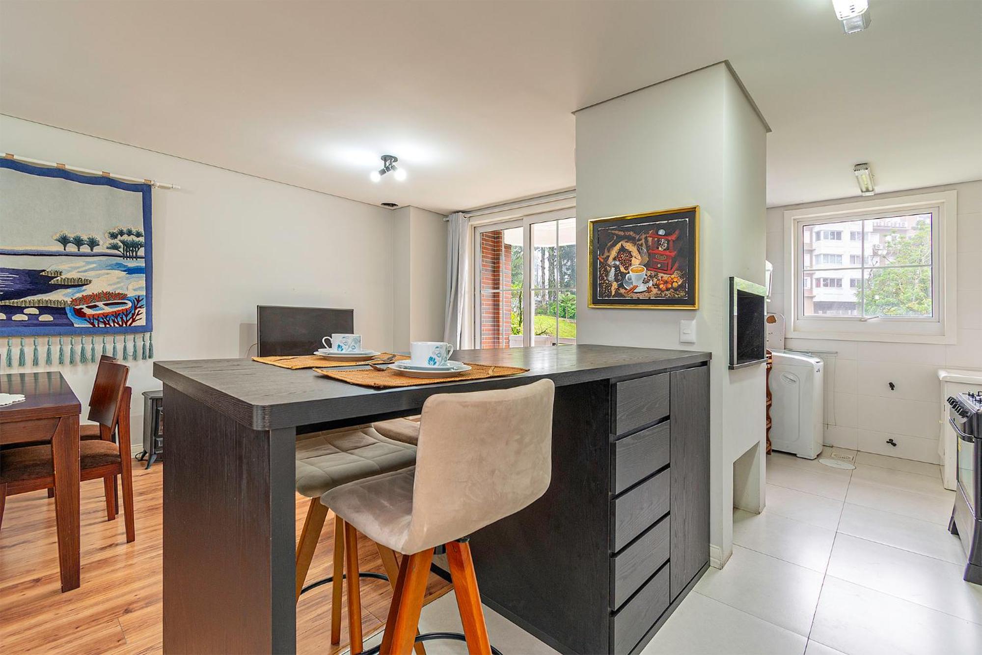 Incrivel Apartamento A 500M Da Rua Coberta Gramado Luaran gambar