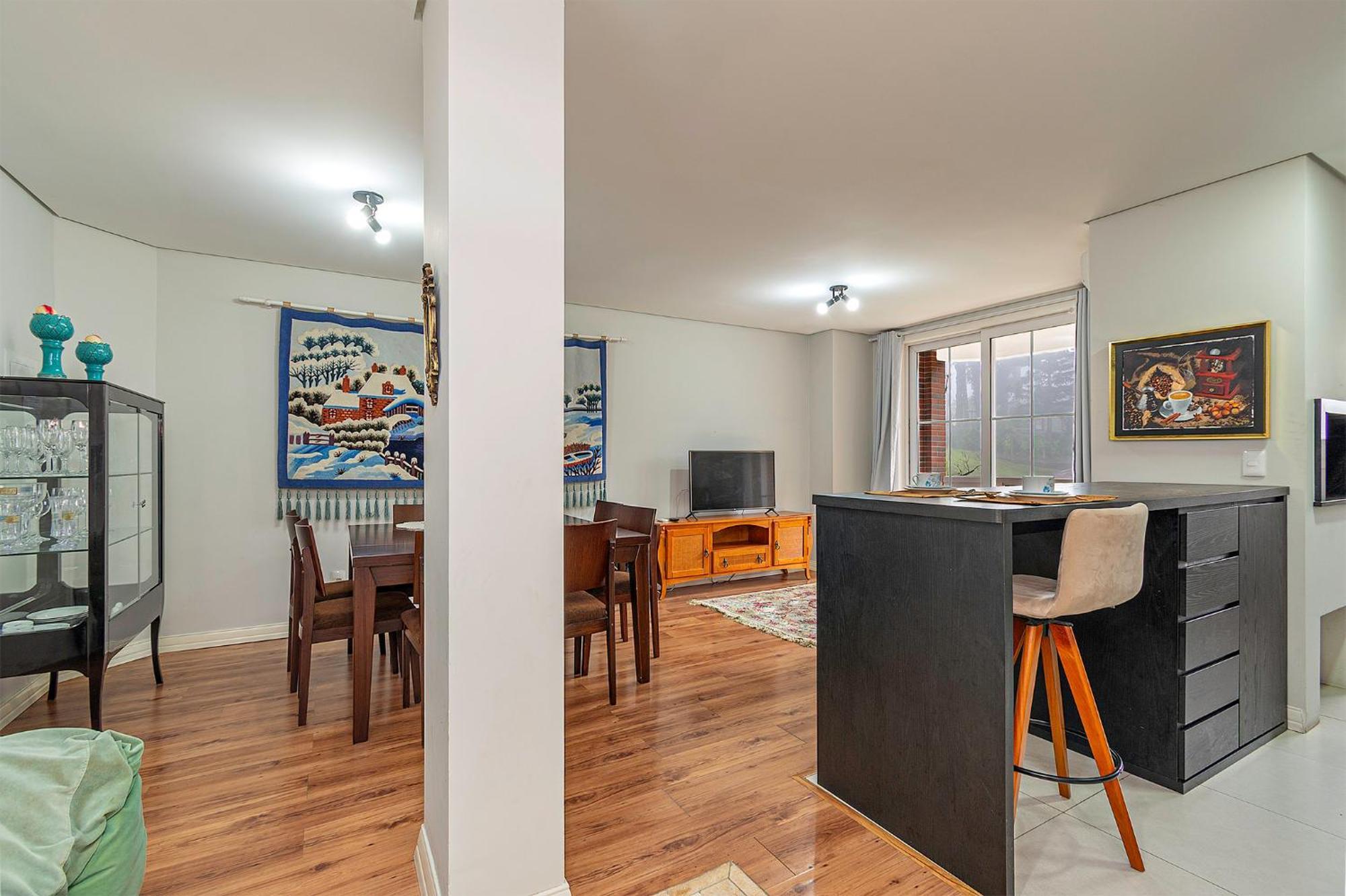 Incrivel Apartamento A 500M Da Rua Coberta Gramado Luaran gambar